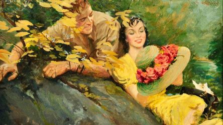 Coby Whitmore, ‘"Lovely Outing," Story Illustration, Ladies Home Journal, 1950’, 1950