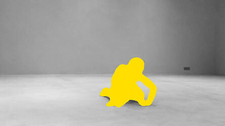 Iris Hoppe, ‘move in balance (yellow)’, 2023