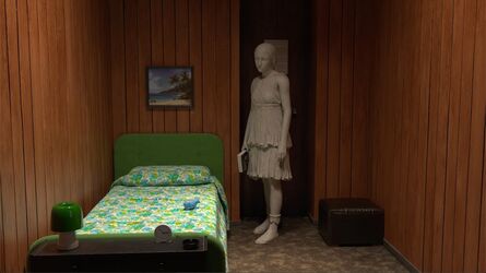 Gabriel Abrantes, ‘Two Sculptures Quarrelling in a Hotel Room’, 2020