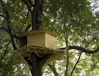 Tadashi Kawamata: Tree Huts, installation view