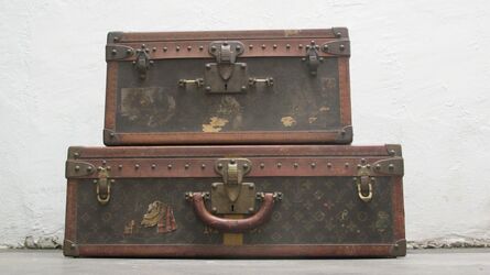 Louis Vuitton, ‘Cube Trunk Travel Case  &  Alzer Trunk Travel Case’, 1906