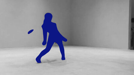 Iris Hoppe, ‘move in balance (blue)’, 2023