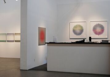 Miya Ando's  銀河  Ginga ("The Silver River" / "Galaxy") and Mandala, installation view