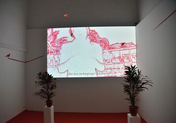 Mithu Sen, ‘I have only one language; it is not mine’, 2014