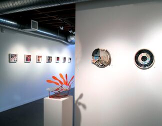"Album Selections" by Patrick Marasso and "Feast - The Plate Show" by Invited Artists, installation view