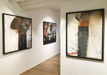 John Blackburn: The Fire Paintings, installation view