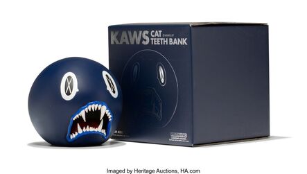 KAWS, ‘Cat Teeth Bank (Navy)’, 2007