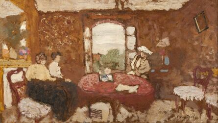 Édouard Vuillard, ‘Lucy HESSEL en visite chez les ROUSSEL à Cricqueboeuf’, 1901
