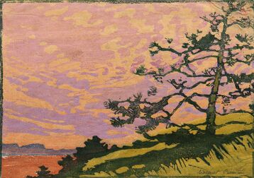 Margaret Jordan Patterson, ‘Lone Pine at Sunset’