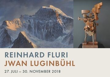 » REINHARD FLURI / JWAN LUGINBÜHL «, installation view