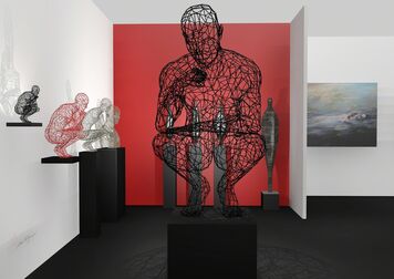 Joerg Heitsch Gallery at art KARLSRUHE 2019, installation view