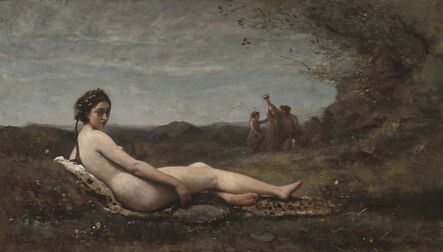 Jean-Baptiste-Camille Corot, ‘The Repose’, 1860-reworked c. 1865/70