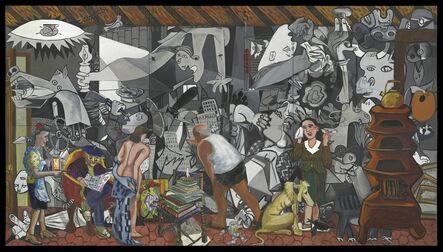 Red Grooms, ‘Studio at the rue des Grands Augustins’, 1990-1996