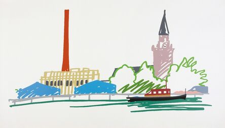 Tom Wesselmann, ‘Thames Scene with Power Station’, 1990