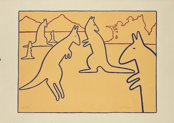 Nicholas Monro, ‘Kangaroos’, 1976
