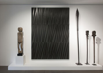Jean Dubuffet / Pierre Soulages: Fondamental / Geneva, installation view