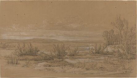 Antoine Jean Duclaux, ‘Landscape near Vourlis’, ca. 1830