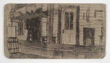 James Castle, ‘Untitled (porch and door)’, n.d