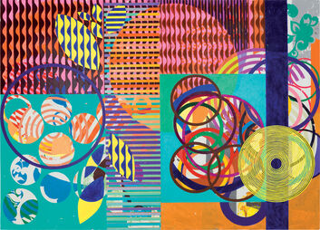 Beatriz Milhazes, ‘Flores e Árvores’, 2012–2013