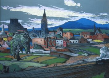 Marc-Aurèle Fortin, ‘Vue d'Hochelaga ’, ca. 1930