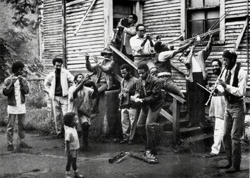 Wadsworth Jarrell, ‘New Orleans-style group photo in painter Wadsworth Jarrell's backyard’, ca. 1968