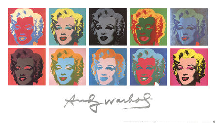 Andy Warhol, ‘Ten Marilyns (White Background)’, 1999