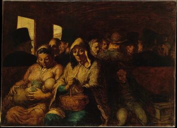 Honoré Daumier, ‘The Third-Class Carriage’, ca. 1862–64