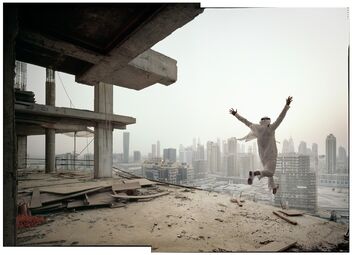 Richard Allenby-Pratt, ‘Vertigo (jumping man)’, 2015