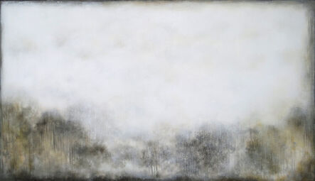 Leon Grossmann, ‘White Beige Abstract Painting, Misty Day, Antique Memory, Textured, Extra Large Abstract Painting, White, Grey, Beige, Umbra, Textured, Minimalism, contemporary, XXL Painting’, 2023