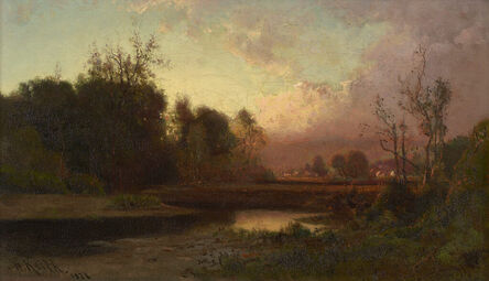 William Keith, ‘Sunset Scene, Napa Valley’, 1878