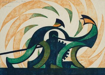 Sybil Andrews, ‘The Winch’, 1930