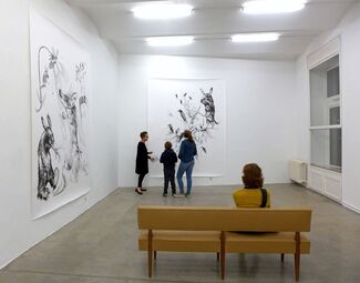 PER DYBVIG | outdrunk from neighbourhood, dead hare surrounded, installation view