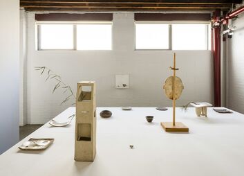 Isamu Noguchi: Functional Ceramics, installation view