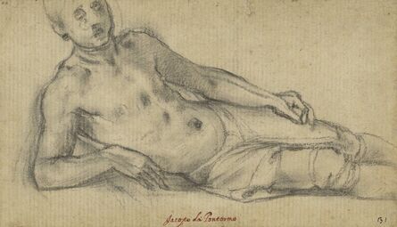 Jacopo da Pontormo, ‘Reclining Youth’, ca. 1525
