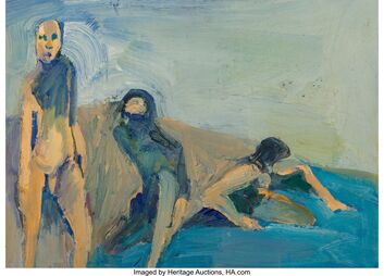 William Theophilus Brown, ‘Bathers’, 1958