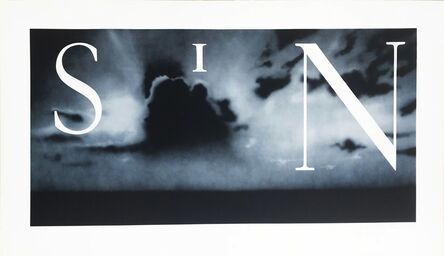 Ed Ruscha, ‘Sin - Without’, 2002