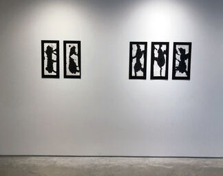Richard Stankiewicz: Sumi Ink Drawings with Sculpture, installation view