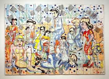 Viola Frey, ‘Tile Wall ’, 1999