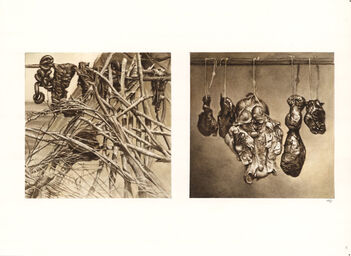 Milan Jespers, ‘Drying Meat Diptych’, 2022