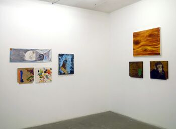 Behind all this Hides a Great Happiness, installation view