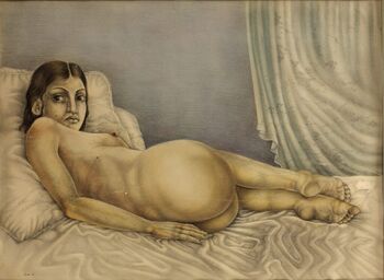 DIJANA, ‘Reclining nude’, 1989