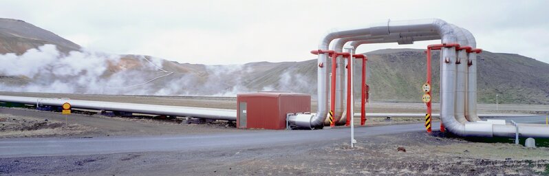 Karen Halverson, ‘Krafla Geothermal Power Station, Iceland’, 2012, Photography, Archival digital pigment print, Robert Klein Gallery