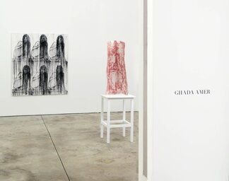 Ghada Amer, installation view