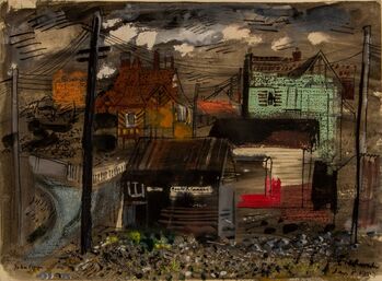 John Piper, ‘Freshwater Isle of Wight’, 1953