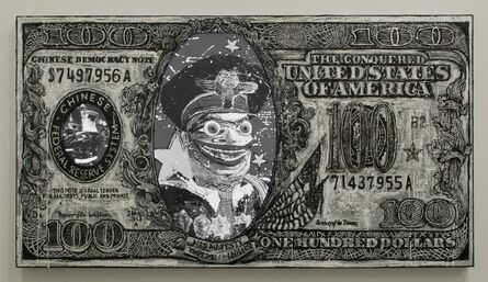 Federico Solmi, ‘Chinese Tyrant B/W 100$ Bill’, 2013