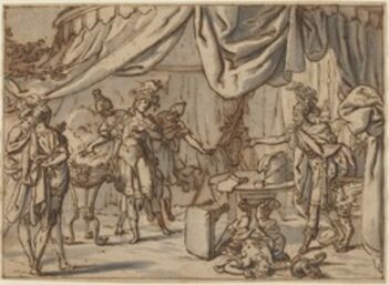 Bernardo Castello, ‘Mucius Scaevola’, 17th century