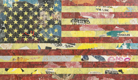Greg Gossel, ‘American Flag (Red, Yellow, Black)’, 2010