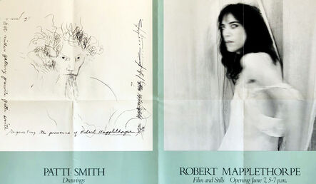 Robert Mapplethorpe, ‘Robert Mapplethorpe Patti Smith 1978 exhibition poster ’, 1978