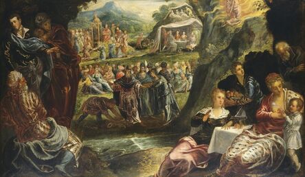 Jacopo Tintoretto, ‘The Worship of the Golden Calf’, ca. 1560