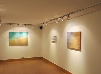 Waves of Days, Days of Sand, Recent Works by Daniela Mejía, installation view